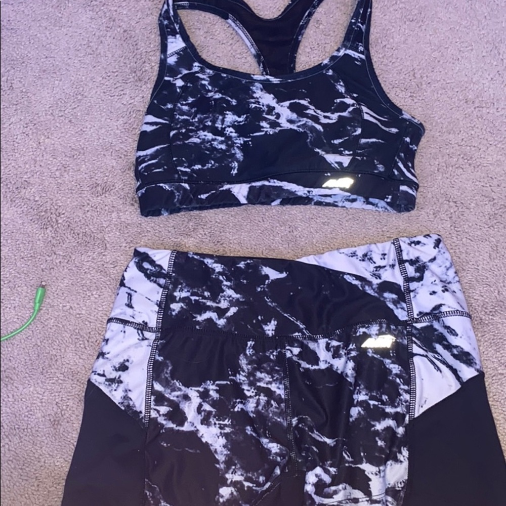 Athletic Bra and Shorts Set